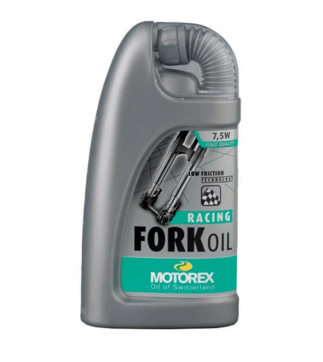 Motorex Racing Fork Oil SAE 7.5W huile de fourche bouteile 1 L